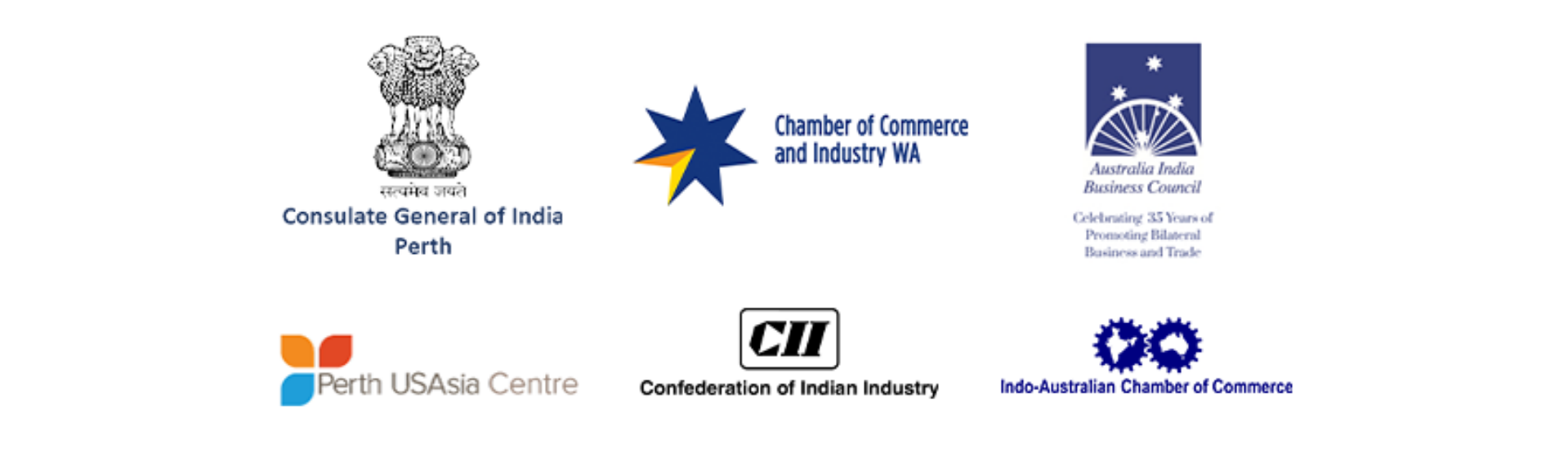 india connect logos A group of logos